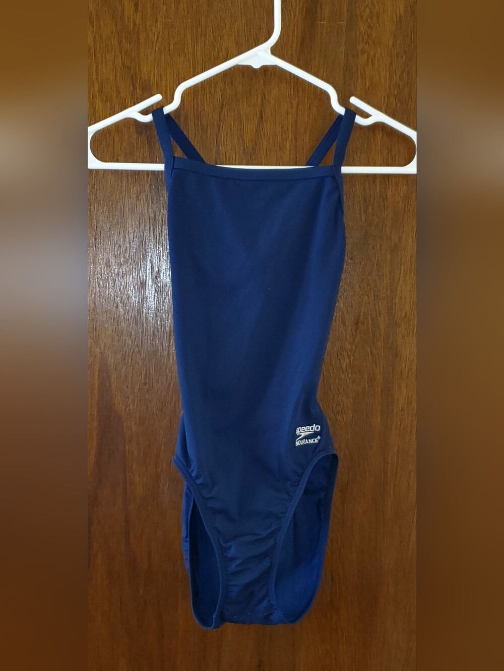 Speedo Performance  Girls' Navy One-Piece Swimsuit Sz 26